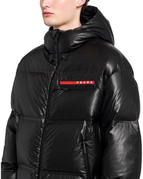 prada beige puffer jacket|prada puffer jacket sale.